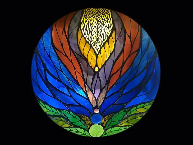 Margo-D-Marquette-Aesop's-Tiffany-Glass-Plants-Abstract (3)